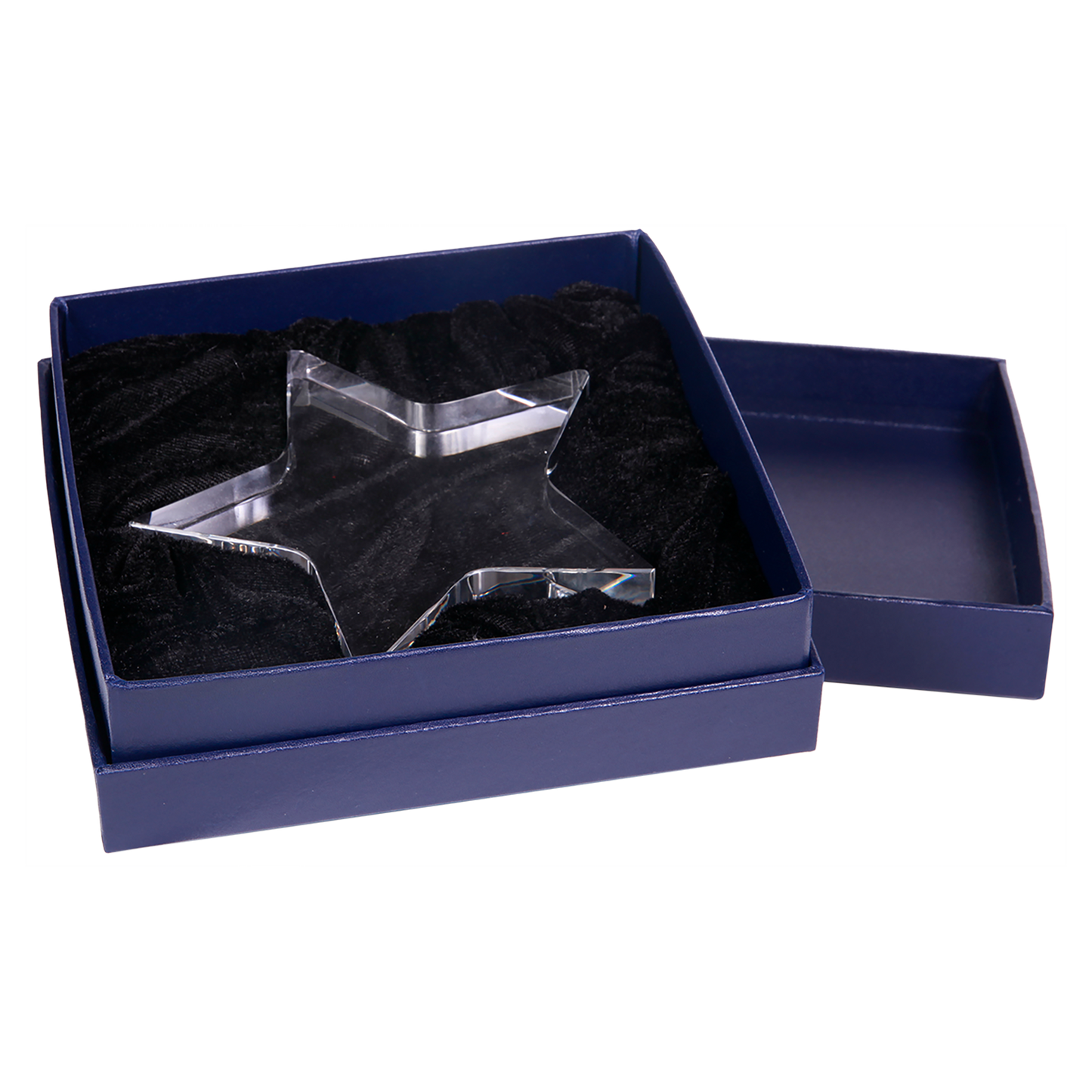 5" x 5" Crystal Star Corporate awards - premier crystal awards
