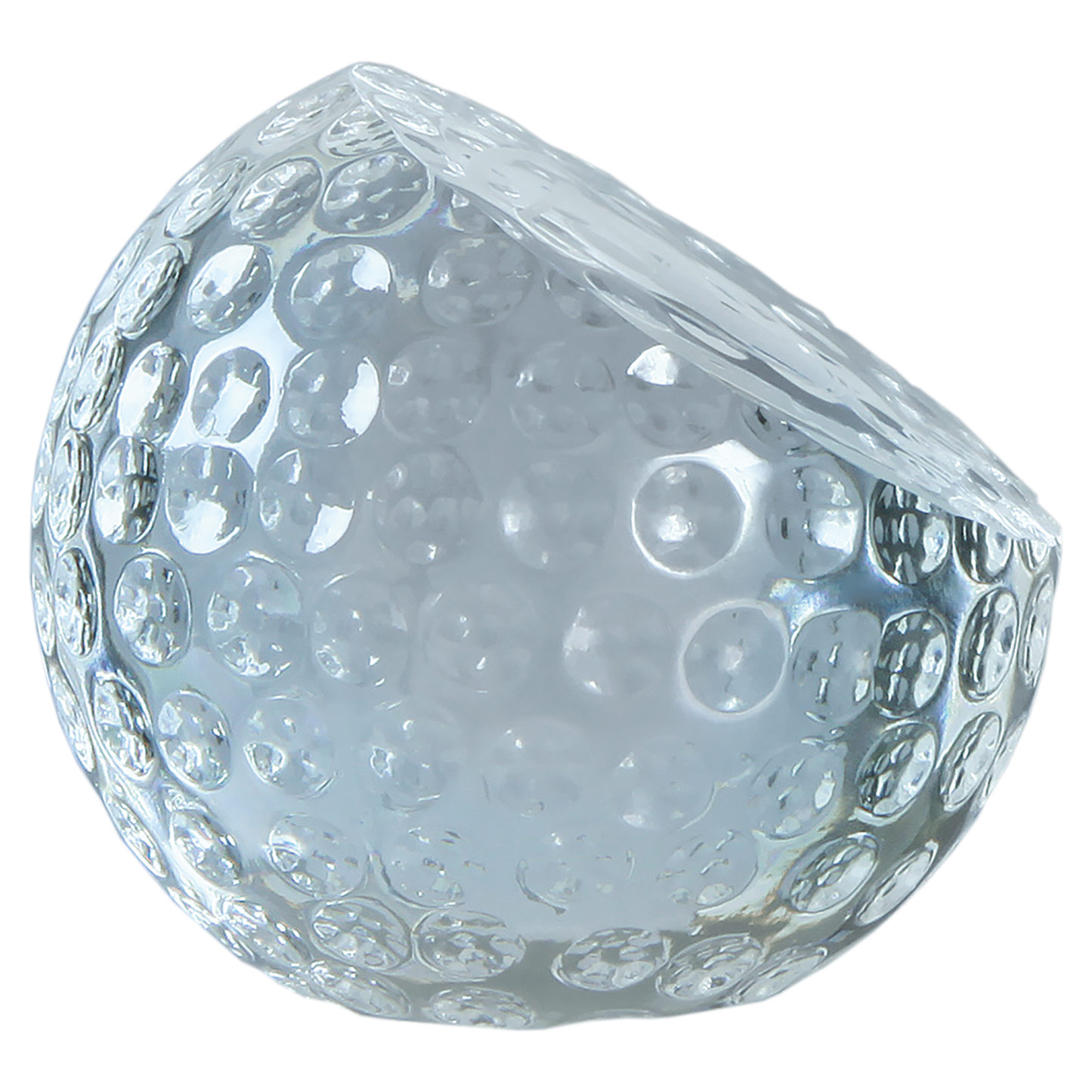 2 3/8" Crystal Golf Ball Paperweight Corporate Awards - Premium Crystal Awards - Golf
