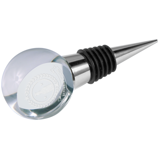3 7/8" Crystal Wine Stopper Corporate Awards - Premier Crystal Awards