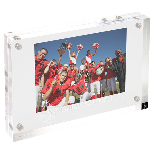 4" x 6" Clear Rectangle Magnetic Acrylic Corporate Awards - Acrylic Awards