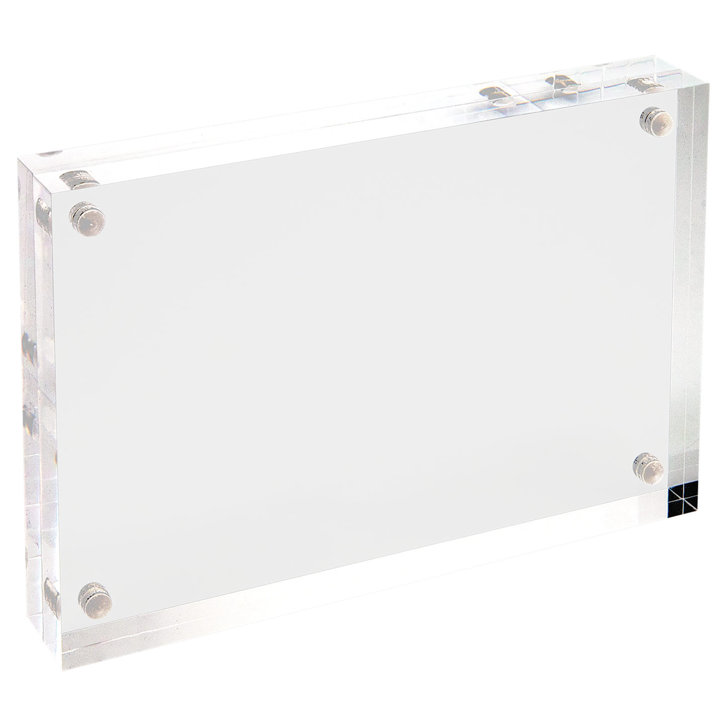 4" x 6" Clear Rectangle Magnetic Acrylic Corporate Awards - Acrylic Awards