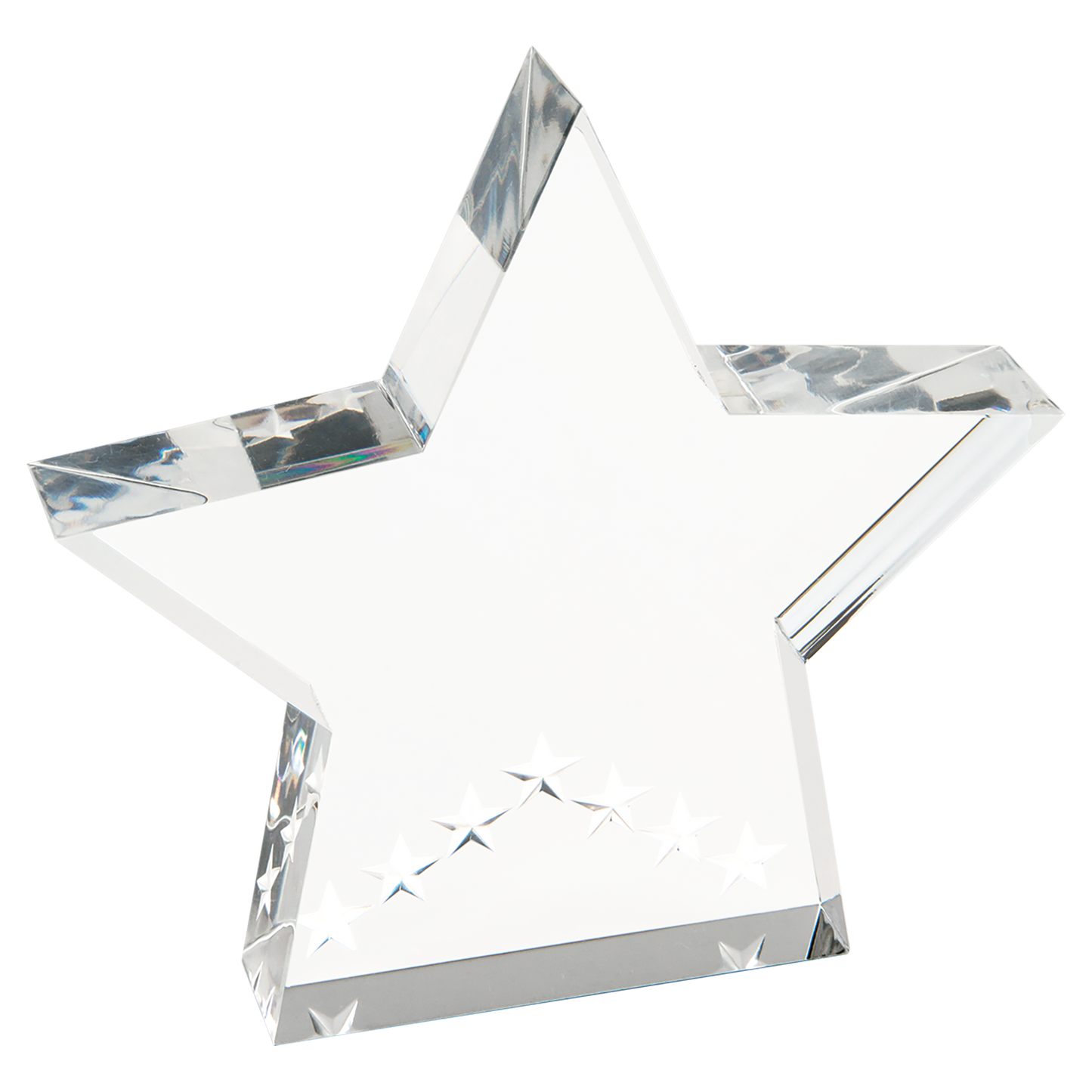 5" Silver Star Performer Acrylic Corporate Award - Acrylic Award